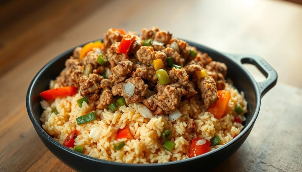 Ground Turkey and Rice Skillet Meal Ground Turkey and Rice Skillet Meal